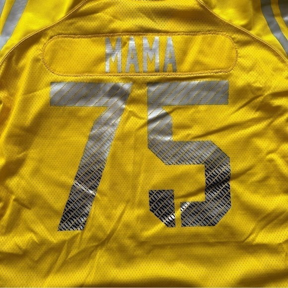 Army Football Adidas Game Uniform Jersey 3XL Mama #75 yellow, black, silver - Picture 15 of 15